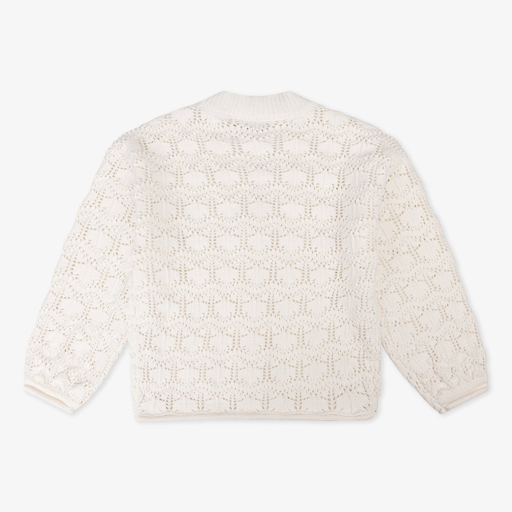 Knitted Cardigan | Off White