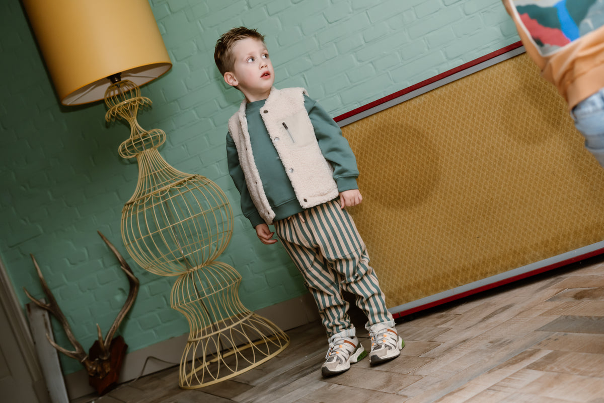 Jogpants Big Stripe | Blue Spruce