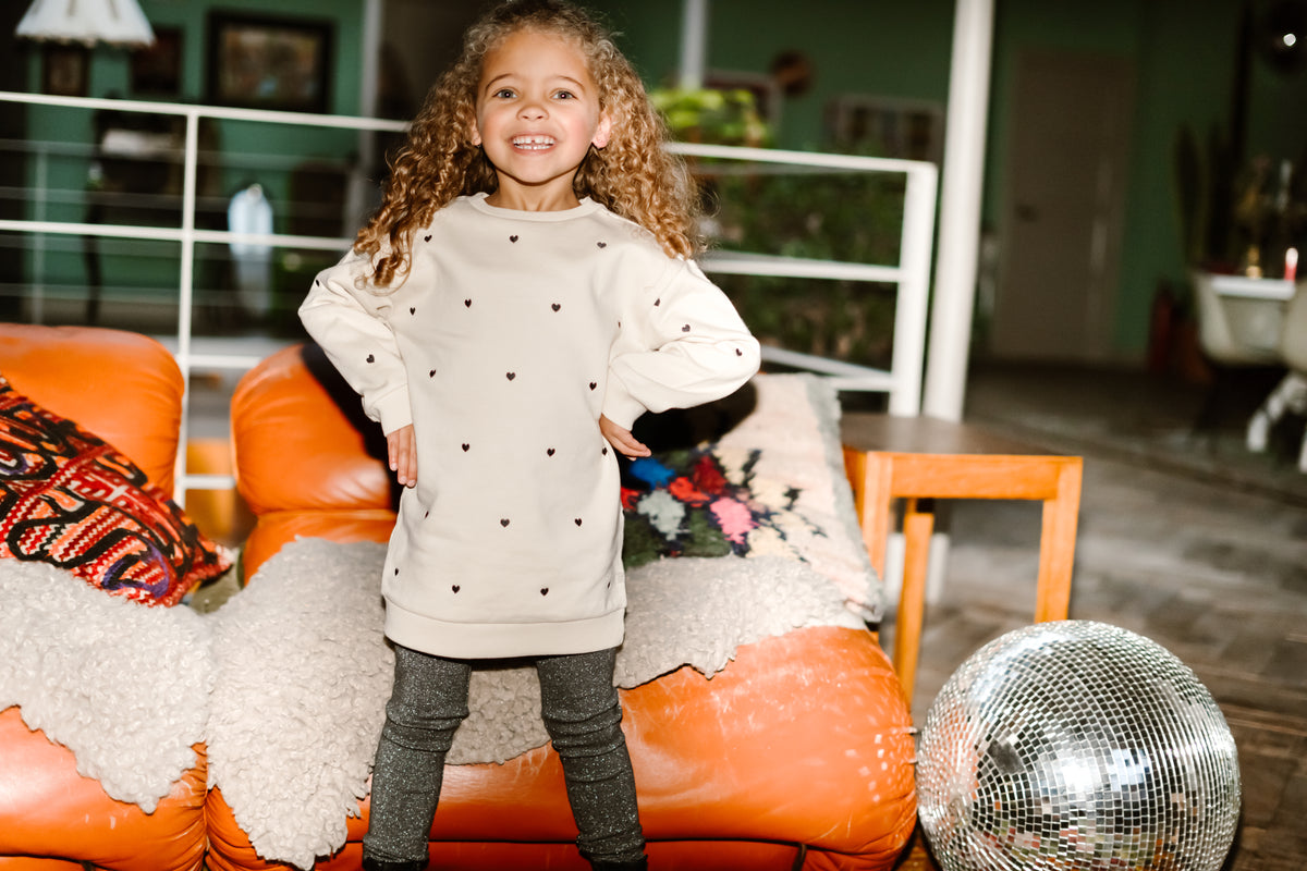 Sweatdress Longsleeve | Sandshell